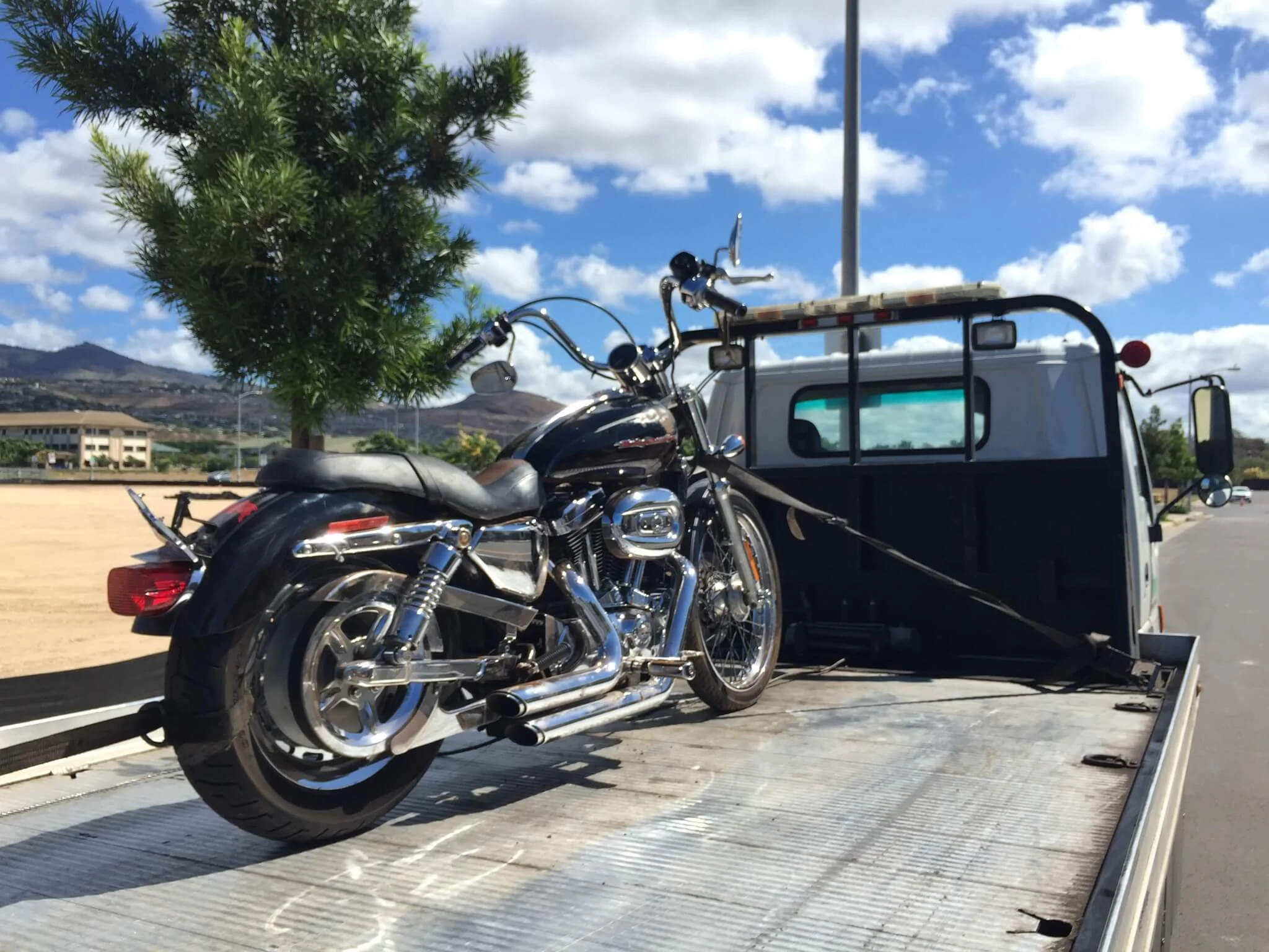 Motorcycle towing
