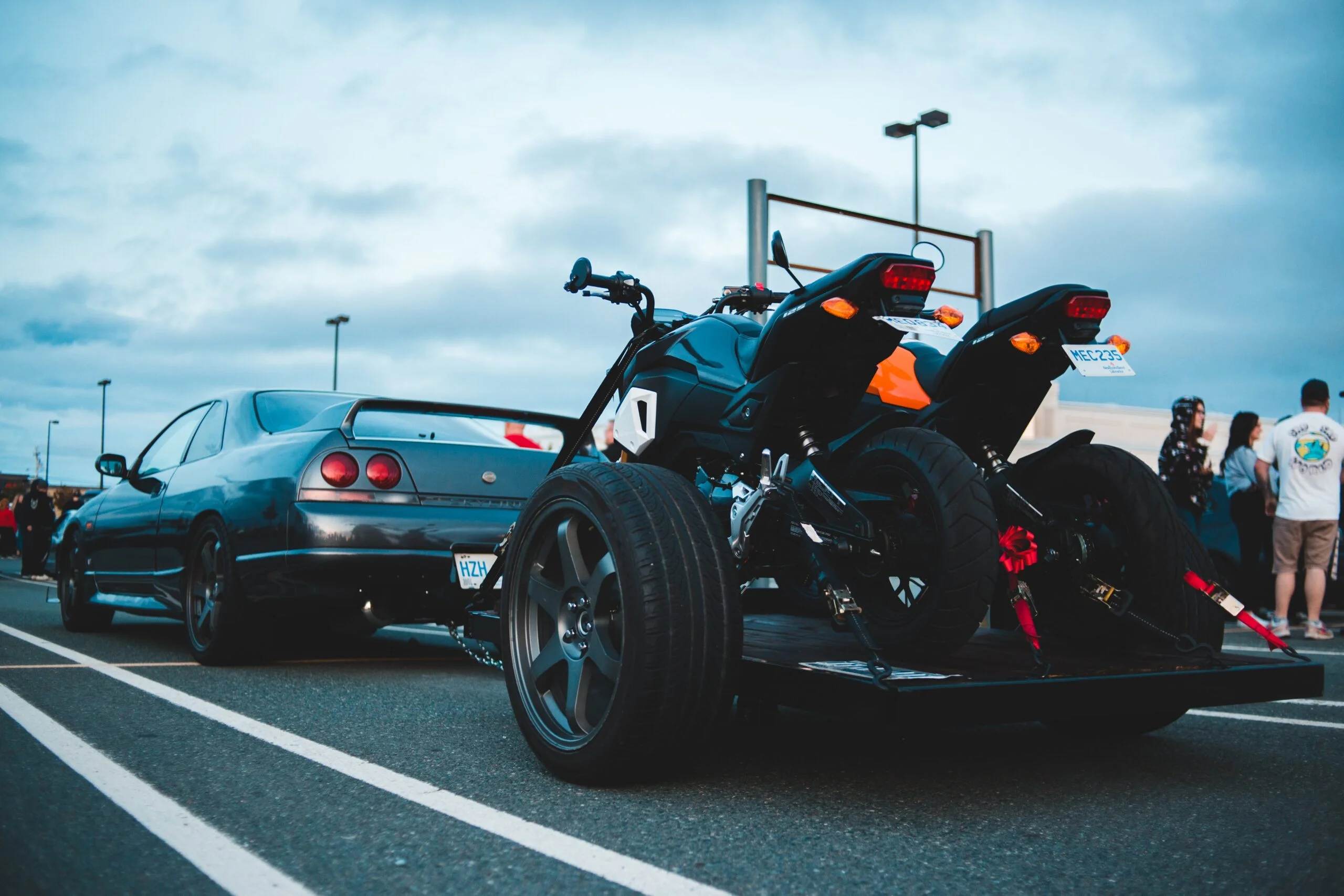 Motorcycle towing